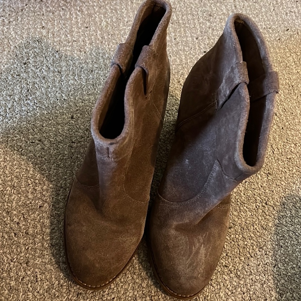 Splendid suede cowboy bootie 10